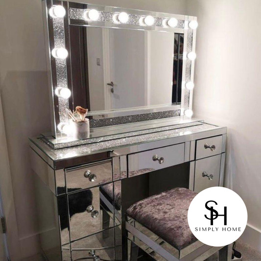 Shimmer and Shine: Transform Your Home with Mirrored Furniture