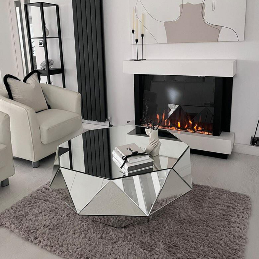 Elevate Your Living Room with Mirrored Coffee Tables