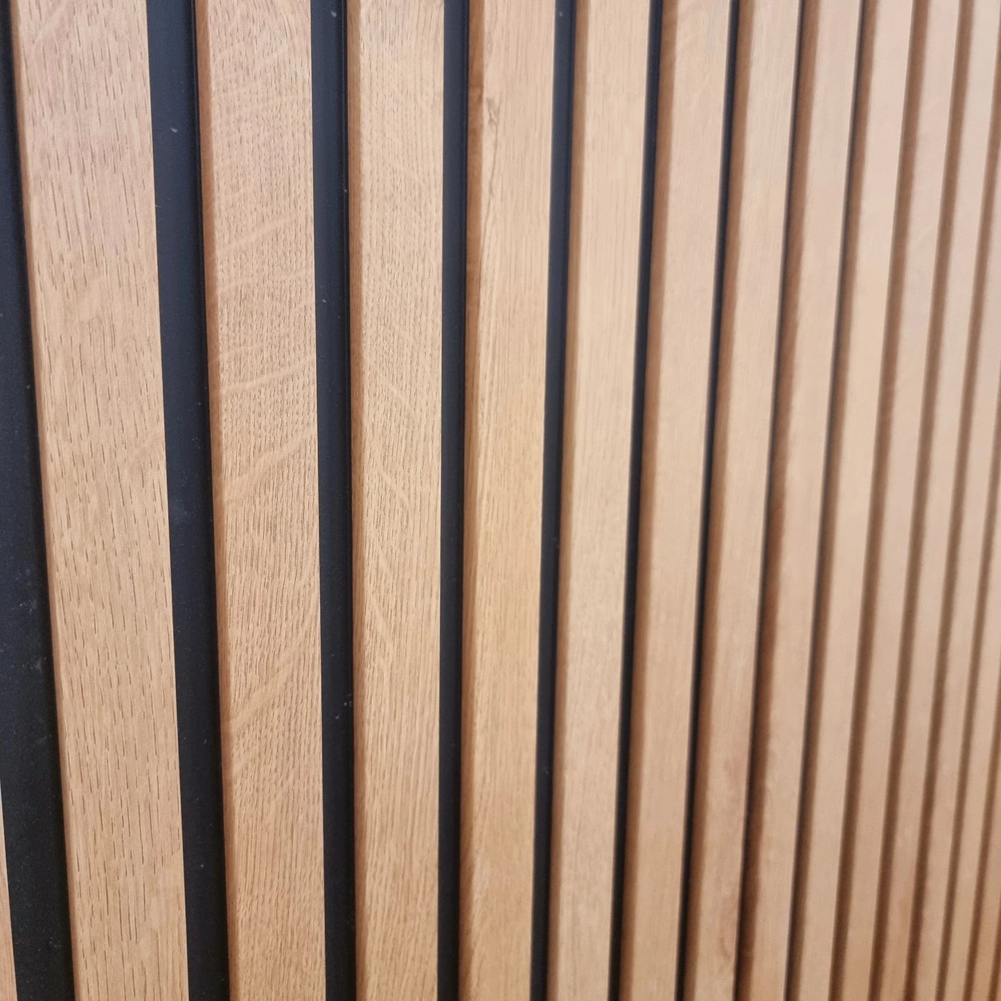 Wood Effect Slatted Wall Panels