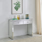 Hollywood Glass 2 Drawer Console Table