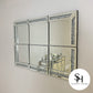 Diamond Crush 6 Panel Wall Mirror