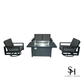 Chisbury Firepit Table Set