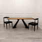 Axel 1.8m Dining Table with Elsa Wooden Dining Chairs