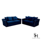 Georgia 3 & 2 Seater Sofa with Scatter Back Cushion