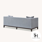 Milan Cooper 3 Seater Sofa in Dolphin Boucle