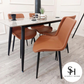 Tan Remus Leather Dining Chairs