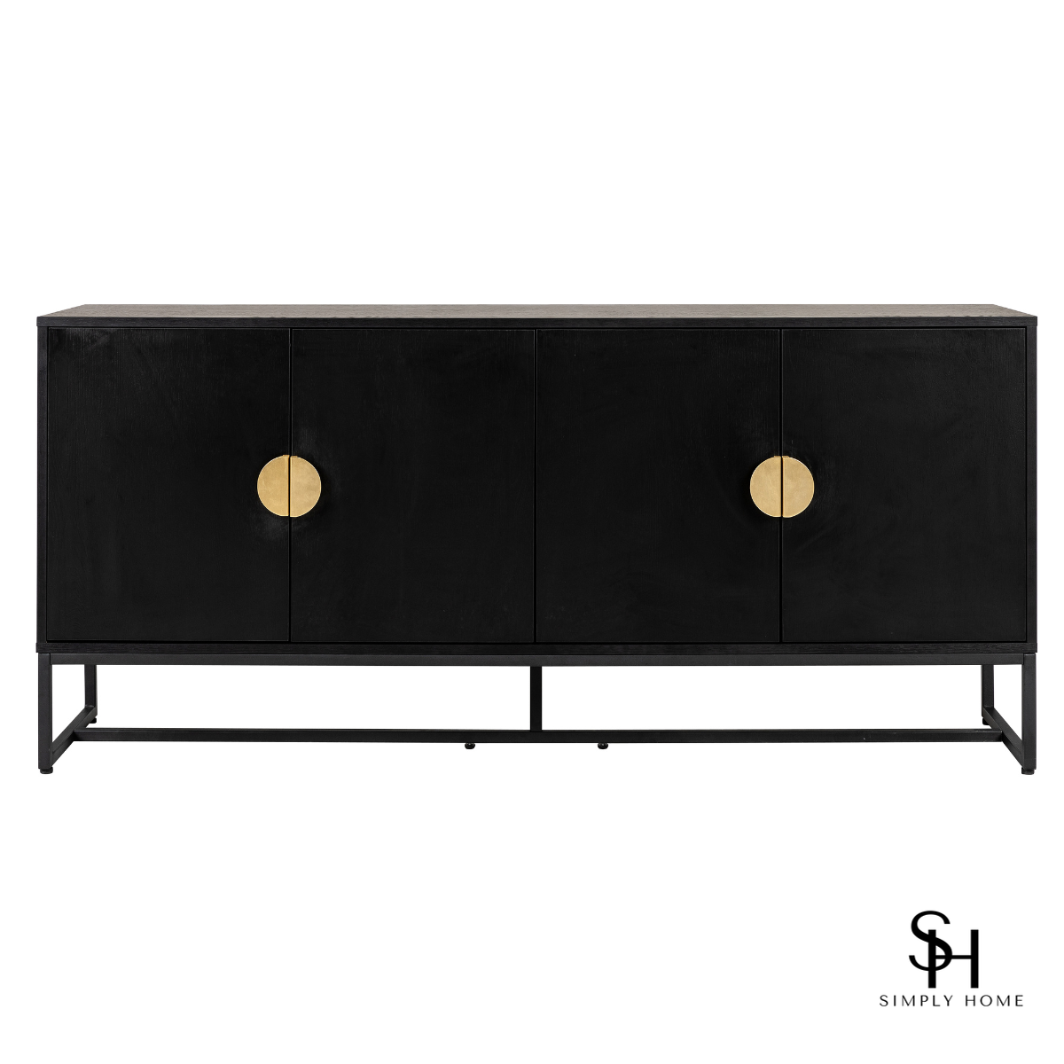 Santorini Black Sideboard