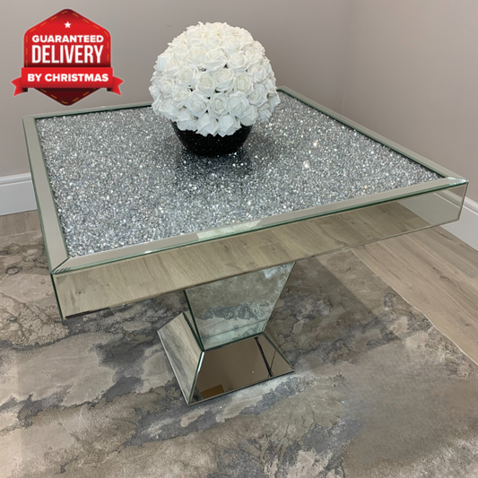 Diamond Crush Square Dining Table