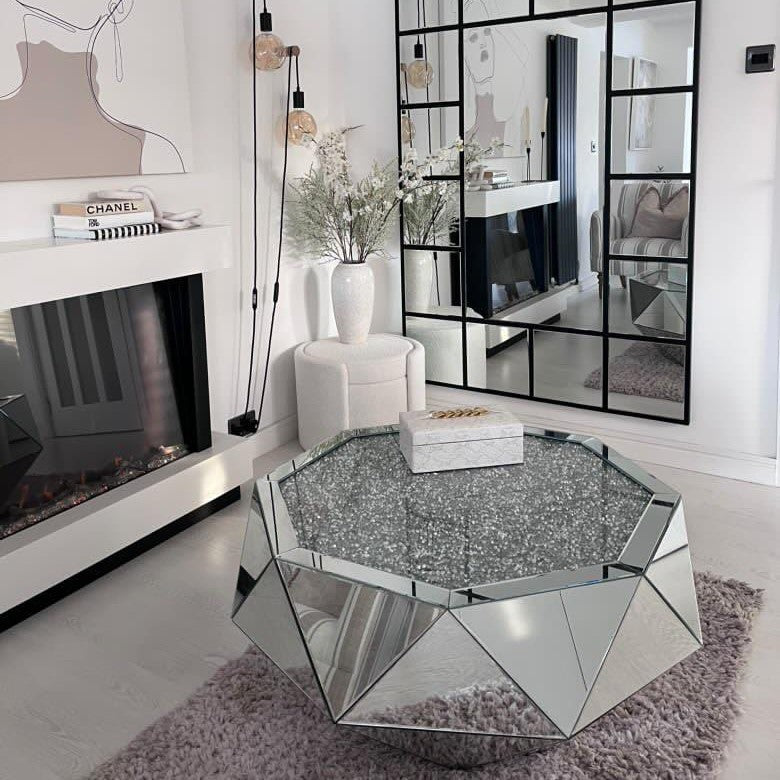 Diamond Crush Octagonal Coffee Table