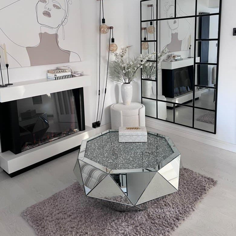 Diamond Crush Octagonal Coffee Table