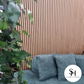 Wood Effect Slatted Wall Panels