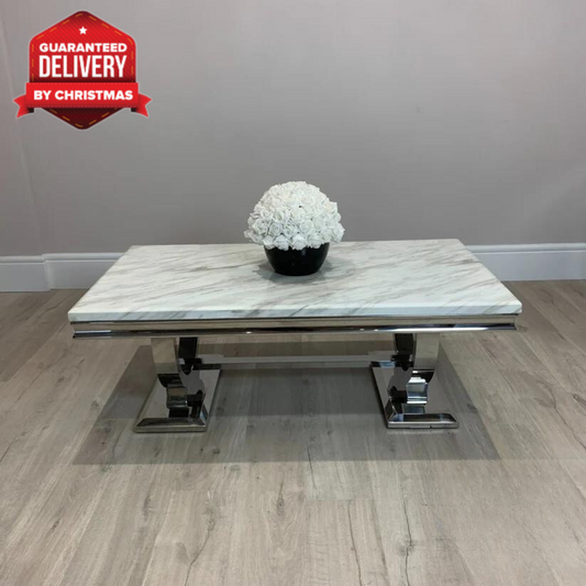 Empire White Marble Coffee Table